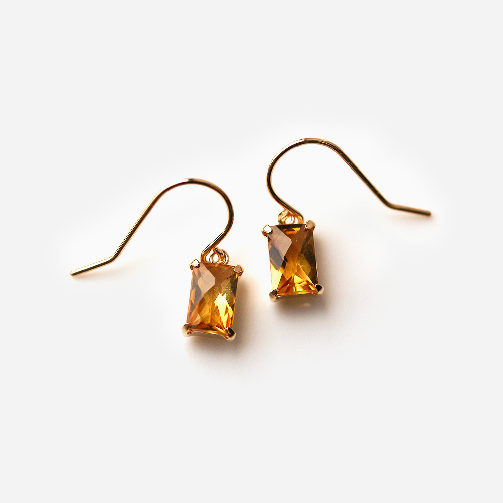 シトリン フック ピアス | K10YG〈Web限定〉
